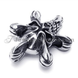 Pendentif Crâne Classique En Titane