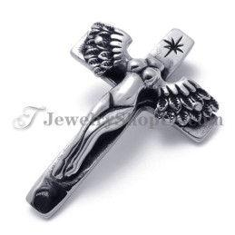 Pendentif En Titane À Angle Croisé