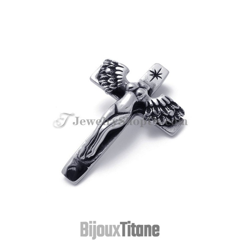 Pendentif En Titane À Angle Croisé Pendentif En Titane À Angle Croisé