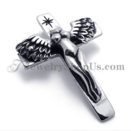 Pendentif En Titane À Angle Croisé