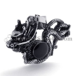 Pendentif Dragon Tendance En Titane Avec Zircon
