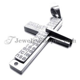 Magnifique Pendentif Croix En Titane