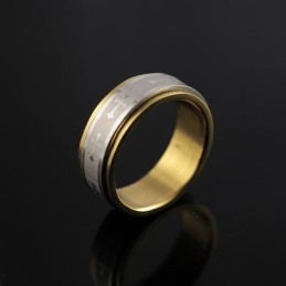 Bague Croix En Titane