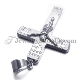 Magnifique Pendentif En Titane En Forme De Croix De Jésus