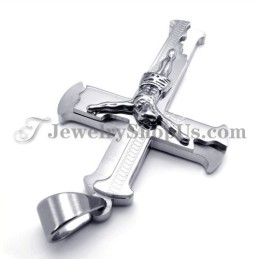 Pendentif Classique En Titane En Forme De Croix De Jésus