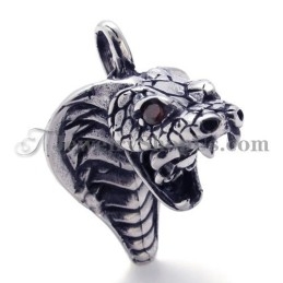 Pendentif Cobra Tendance Avec Zircons