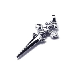 Collier Avec Pendentif Croix Et Épée En Titane Pur Pour Homme Et Garçon