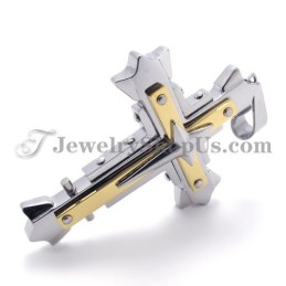 Pendentif Croix Élégant En Titane