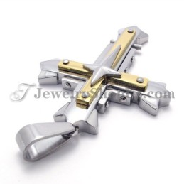 Pendentif Croix Élégant En Titane