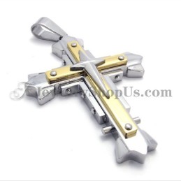 Pendentif Croix Élégant En Titane