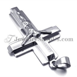 Pendentif Croix De Jésus En Titane Tendance