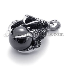 Pendentif Griffe D'Aigle En Titane Avec Zircon