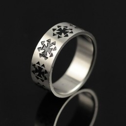 Bague Exquise En Titane Pour Homme