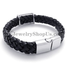 Bracelet En Cuir Titane Tendance