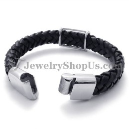 Bracelet En Cuir Titane Tendance