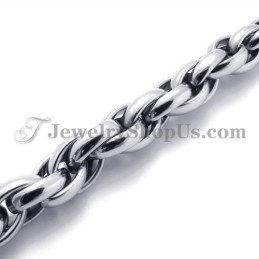 Bracelet Tendance En Argent Et Titane