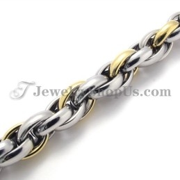 Bracelet Tendance En Titane Doré