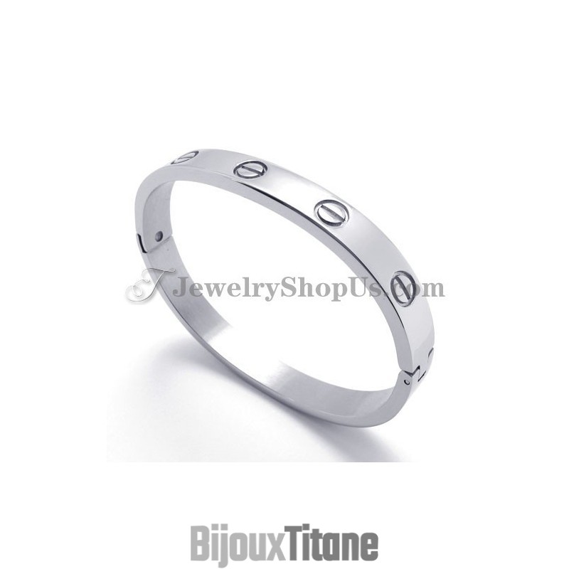 Bracelet Élégant En Argent Et Titane Pour Femme Bracelet Élégant En Argent Et Titane Pour Femme