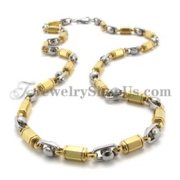 Collier Élégant En Titane Pour Homme