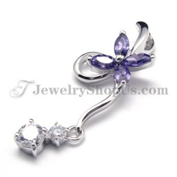 Pendentif En Argent 925 Avec Zircon (Platine Électrolytique) Et Chaîne Offerte