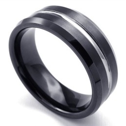 Bague En Tungstène De Qualité Fiable Et Aux Couleurs Délicates Et Sophistiquées