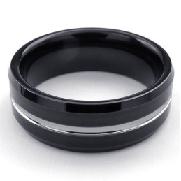 Bague En Tungstène De Qualité Fiable Et Aux Couleurs Délicates Et Sophistiquées