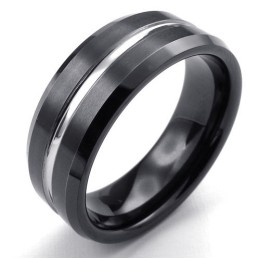 Bague En Tungstène De Qualité Fiable Et Aux Couleurs Délicates Et Sophistiquées