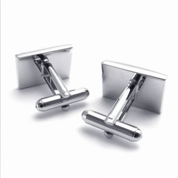 Boutons De Manchette En Titane De Qualité Supérieure, Forme Élégante, Couleur Brillante