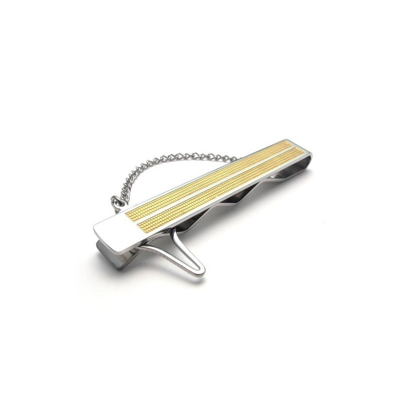 Pinces À Cravate En Titane De Qualité Supérieure, Finement Traitées Et Brillantes Pinces À Cravate En Titane De Qualité Supérieure, Finement Traitées Et Brillantes
