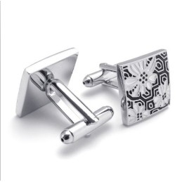 Boutons De Manchette En Titane De Haute Qualité, Design Attrayant, Couleur Brillante