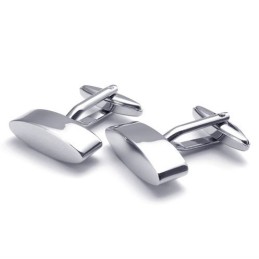 Boutons De Manchette En Titane De Haute Qualité, Design Élégant Et Brillant