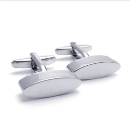 Boutons De Manchette En Titane De Haute Qualité, Design Élégant Et Brillant
