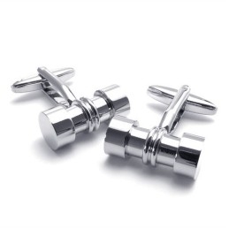 Boutons De Manchette En Titane De Qualité Supérieure, Design Astucieux, Couleur Brillante