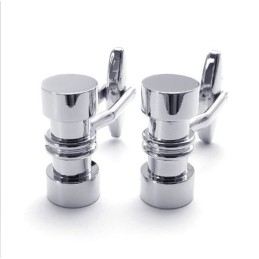 Boutons De Manchette En Titane De Qualité Supérieure, Design Astucieux, Couleur Brillante