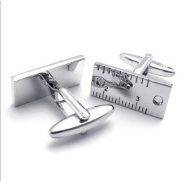 Boutons De Manchette En Cupronickel Et Titane De Qualité Supérieure, Finement Traités, Couleur Brillante