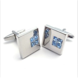 Boutons De Manchette En Titane De Haute Qualité, Forme Élégante, Couleur Brillante
