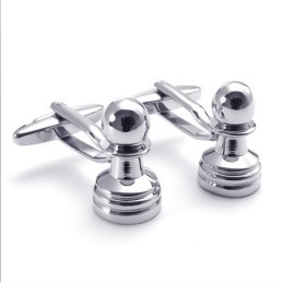 Boutons De Manchette En Titane De Construction Rationnelle, Couleur Brillante, Excellente Qualité