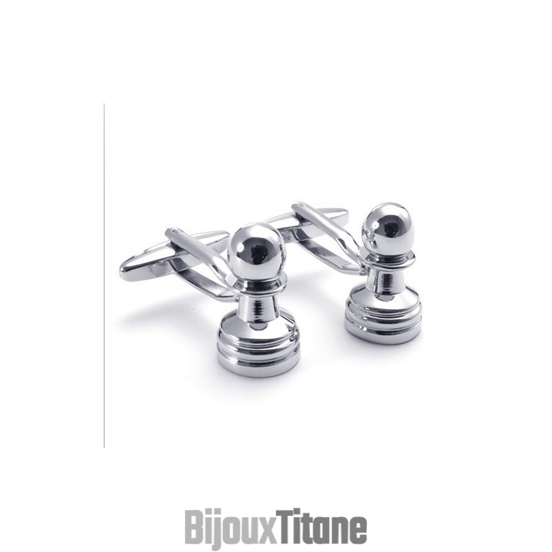 Boutons De Manchette En Titane De Construction Rationnelle, Couleur Brillante, Excellente Qualité