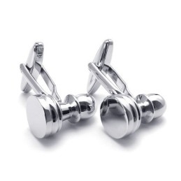 Boutons De Manchette En Titane De Construction Rationnelle, Couleur Brillante, Excellente Qualité