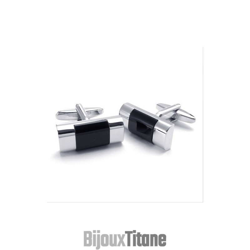 Boutons De Manchette En Cupronickel Et Titane De Haute Qualité, Haute Brillance Et Technologie De Pointe