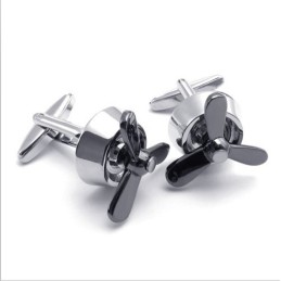 Boutons De Manchette En Titane Au Design Attrayant, Couleur Brillante, Durables À Utiliser