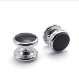 Boutons De Manchette Et Boutons En Titane De Haute Qualité Aux Couleurs Délicates Et Au Design Astucieux