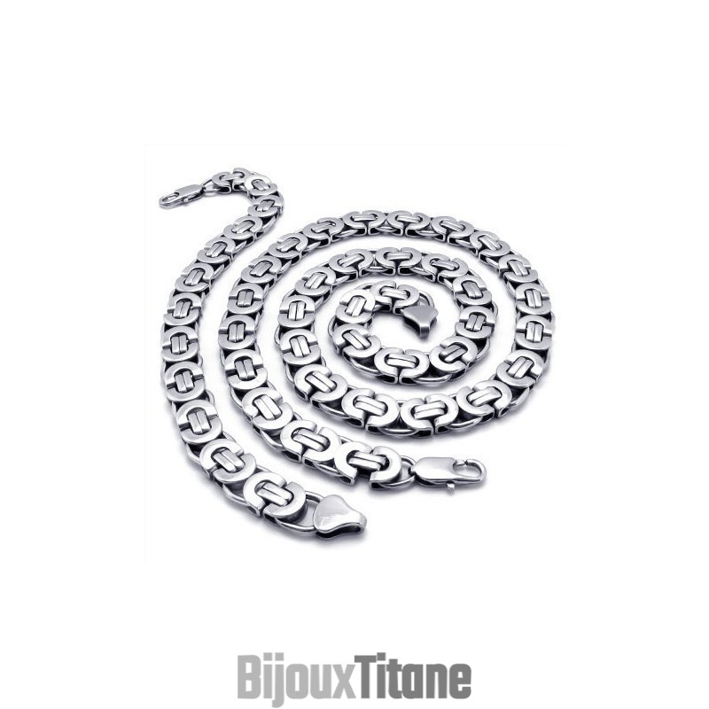 Ensemble De Bijoux En Titane D'Excellente Qualité, Technologie Sophistiquée, Couleur Brillante, Comprenant Un Collier Et Un Brac