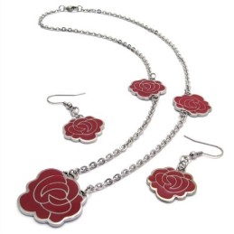Ensemble De Bijoux En Titane De Haute Qualité, Joli Et Coloré, Au Design Attrayant, Comprenant Un Collier, Un Pendentif Et Des B