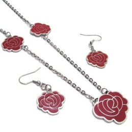 Ensemble De Bijoux En Titane De Haute Qualité, Joli Et Coloré, Au Design Attrayant, Comprenant Un Collier, Un Pendentif Et Des B