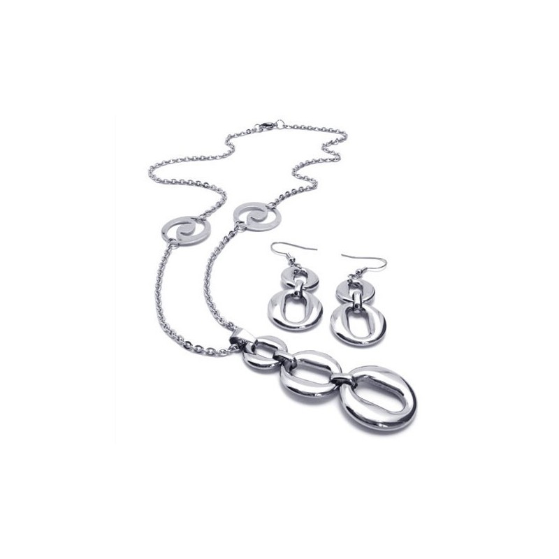 Ensemble De Bijoux En Titane De Haute Qualité, Aux Couleurs Éclatantes Et Au Design Soigné, Comprenant Un Collier, Un Pendentif Ensemble De Bijoux En Titane De Haute Qualité, Aux Couleurs Éclatantes Et Au Design Soigné, Comprenant Un Collier, Un Pendentif