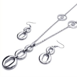 Ensemble De Bijoux En Titane De Haute Qualité, Aux Couleurs Éclatantes Et Au Design Soigné, Comprenant Un Collier, Un Pendentif 
