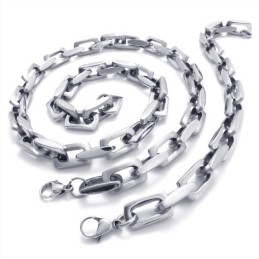 Ensemble De Bijoux En Titane De Qualité Professionnelle, Couleur Brillante, Comprenant Un Collier Et Un Bracelet