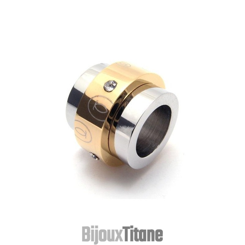 Collier Avec Pendentif En Titane Pur Doré Pour Homme (Neuf)