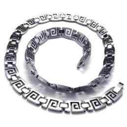Ensemble De Bijoux En Titane De Haute Qualité, Fabrication Soignée, Couleur Brillante, Comprenant Un Collier Et Un Bracelet